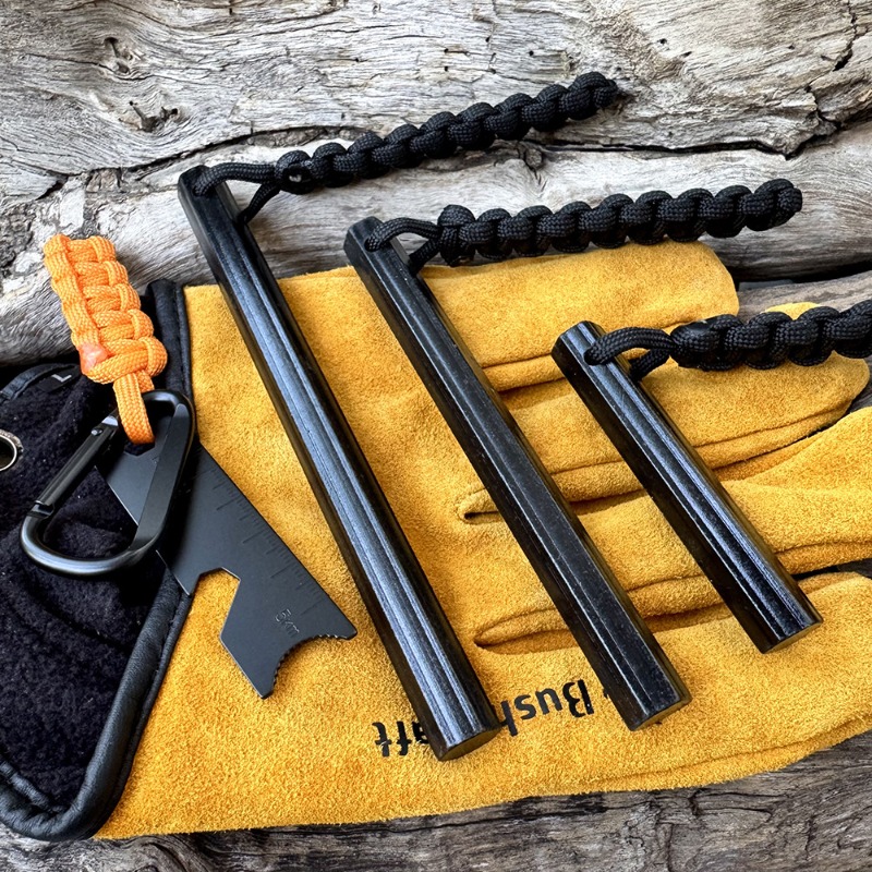 Fire Starting Kit - Piedra de Magnesio Hexagonal Tejida a