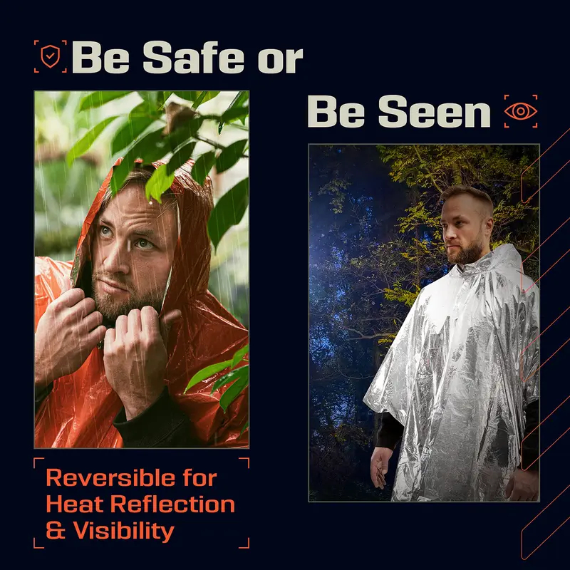 Poncho de Emergencia Impermeab - Emergency Poncho Rain reseña y precio