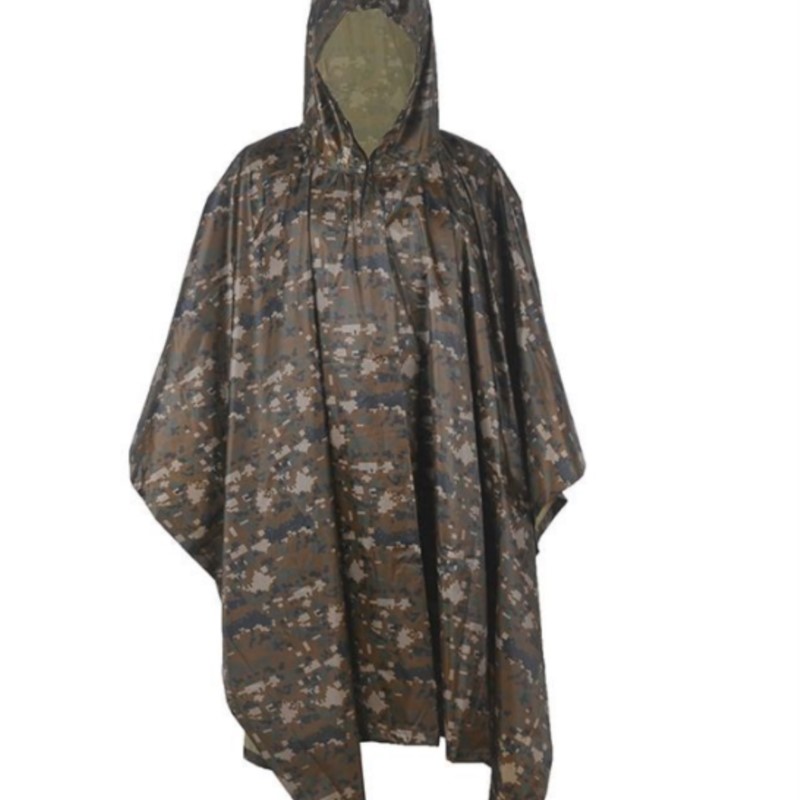 Impermeable Táctico de Camufla - Emergency Poncho Rain reseña y precio